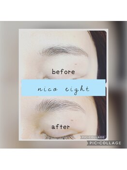 ニコエイト(nico eight)/眉毛パーマ♪