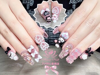 ナナネイル アメ村心斎橋店(NaNa Nail)/長さ出し/持ち込みOK/アート10本