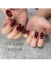 オコネイル ネイルサロンアンドスクール(OCO nail)/ボルドーネイル