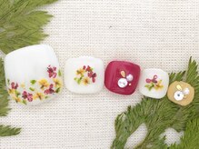 ムーネイル(mou nail)/押し花フット