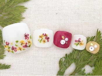 ムーネイル(mou nail)/押し花フット
