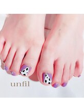 アンフィルルーム(unfil room)/ダルメシアンフットネイル