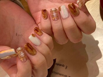 アイネイルズ 渋谷店(I nails)/ニュアンスチェック¥9980[渋谷]