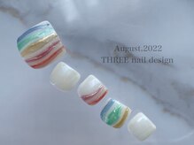 スリー(THREE)/Augusut.2022/nail design 