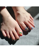 まつ毛カール専門店 ロカヒ(LOKAHI)/持ち込みFOOTデザイン♪