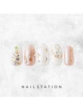 ネイルステーション ルミネ町田店(NAIL STATION)/クリスマスネイル／パラジェル