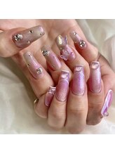 レイネイル レイエステティック 岐阜茜部店(RAY NAIL & RAY ESTHETIC)/マグネット×ちょうちょ
