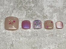 キャンアイドレッシー 三鷹ネイルサロン/フット/定額デザインB