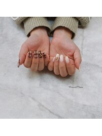 チェックネイル