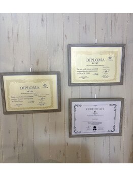 ペイジ(peige)/【peige】ディプロマ資格取得