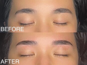 ブロウズラボ 北堀江店(BROWS LABO)/メンズ眉毛★before→After