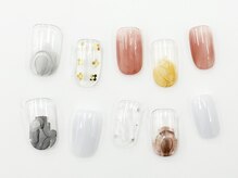 ネイルサロン クイール 小山店(NAIL SALON QUILL)/ぬりかけインクにホロニュアンス