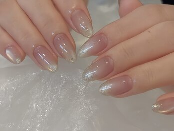 ノル(Nol)の写真/肌なじみのいいうる艶ネイルで大人可愛い印象に◎丁寧なケアで仕上がりとモチの良さにも感動…♪