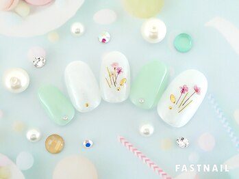 ファストネイル 立川店(FAST NAIL)/シャーベットカラーネイル¥6600