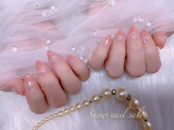 スノーネイルサロン 新宿店(Snow nail salon)/+ストーン