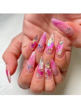 レイネイル レイエステティック 岐阜茜部店(RAY NAIL & RAY ESTHETIC)/春マーブルネイル