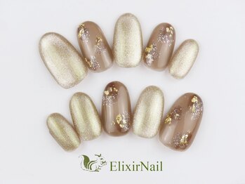 エリクサーネイル 神田(Elixir Nail)/シンプル / クーポン使用