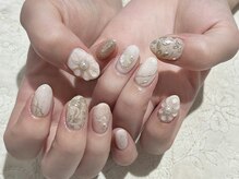 エイト 渋谷本店(eight)/フラワー/花/ブライダルネイル