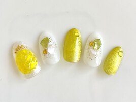 パイナップル　フルーツネイル