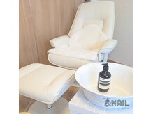 アンドネイル(&Nail)の雰囲気（フットバス付きなので、ニオイも大丈夫♪）