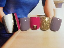 ネイルサロン リリオ(Nail Salon Ririo)/プッチ柄フットネイル