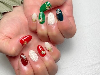 ゆちたの部屋/クリスマスネイル