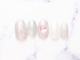 ハートワンホンネイル初回￥7500