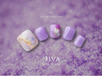 ネイルサロンディーバ 塚口店(Diva)/FootデザインSelect¥7,810