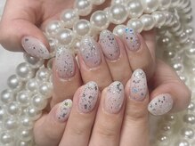 ナナアンドコー(Nana&Co.)/キラキラ夏ネイル