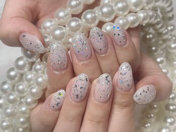 ナナアンドコー(Nana&Co.)/キラキラ夏ネイル
