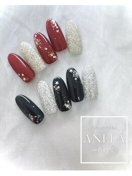 アネラ(ANELA)/星が可愛いキラキラネイル