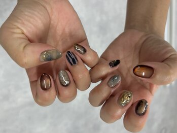nail salon l SEED.の写真/《子育てで忙しいお母さんのご褒美時間に》毎日頑張る皆さまの指先を彩るオシャレなデザインをご提供☆