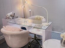 パウダーピンクを基調としたかわいい空間♪