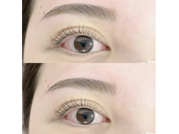 メイリー アイラッシュ 関内(meily.eyelash)の写真/眉とまつ毛を同時に美しく整える人気SET◇品よく印象UP<眉毛ワックス+まつ毛パーマorラッシュリフト¥7500>