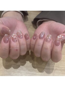 ネイルステーション リンクスウメダ店(NAIL STATION)/桜ネイル/パラジェル