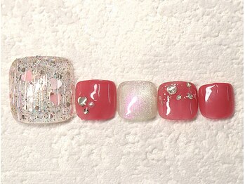 リノ ネイル(Rino nail)/8月の新作 バカラネイル 708ｂ4