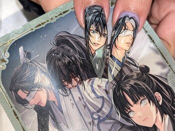 魔道祖師痛ネイル