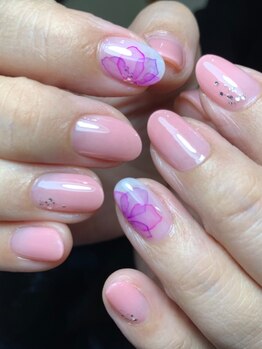 レディグリッター(Lady glitter)/たらしこみフラワー