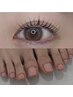 【平日限定】eyelash parm&foot onecolor同時施術 ￥13,000→¥10,000