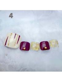 フットネイル：No.4