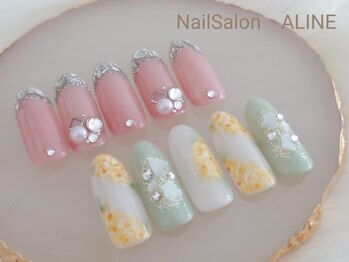 ネイルサロン アリーヌ(ALINE)/【定額】VIPコース¥8900