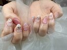 水晶ネイル