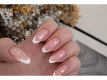 ローブ 銀座(Robe.)/フレンチ×オーロラグリッター