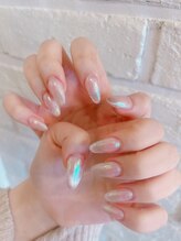 ジューシーネイル 天神店(Juicynail)/マグネット&ミラーの組み合わせ
