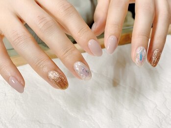 08ネイル(08 nail&school)/ミラー、フィルムネイル☆
