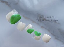 スリー(THREE)/Augusut.2022/nail design 
