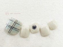 ネイルメゾン 梅田(NAIL MAISON)/落書きチェックポップインク