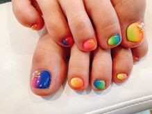ヘアーアンドネイル ルシア(Hair&Nail Lucia)/トロピカルフットネイル