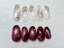 ニュアンス　シンプル　ネイル