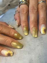 レアナネイル(Le'ana nail)/ひまわりネイル